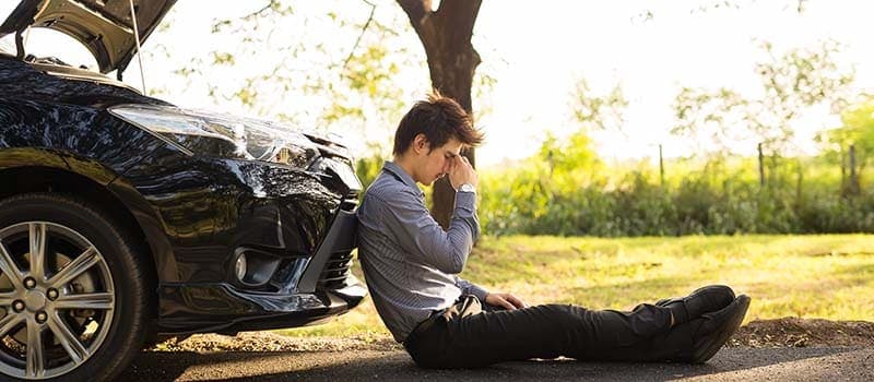 Car Broken Down On The Road