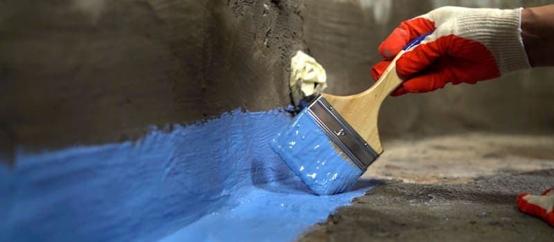 Sealing a basement wall