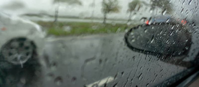 Driving out of a hurricane area