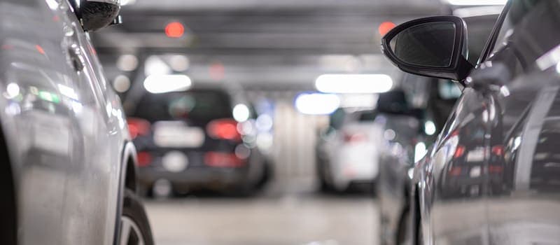 Cars in storage